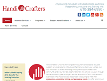 Tablet Screenshot of handi-crafters.org